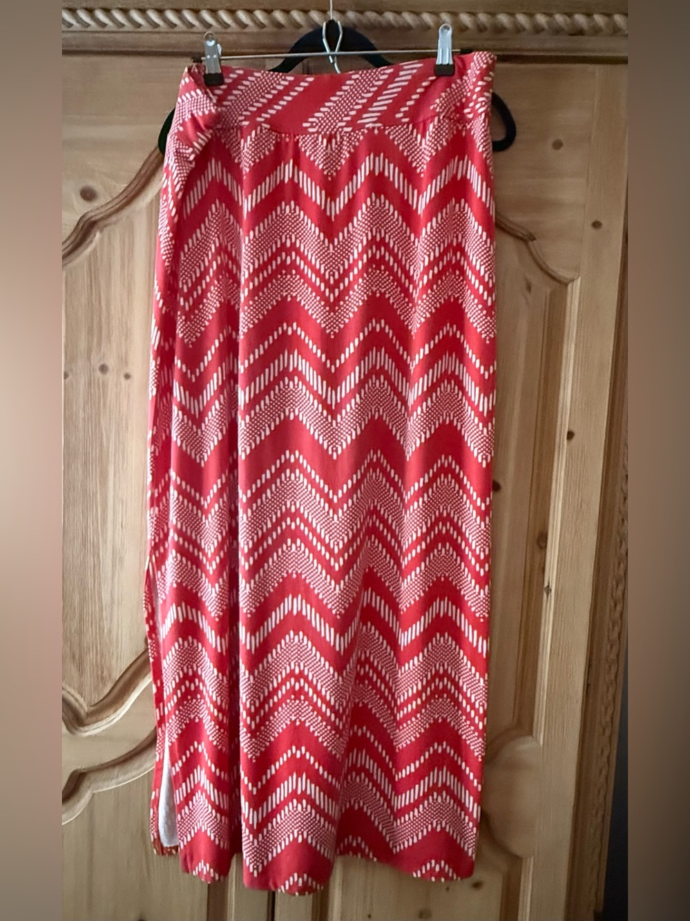 Chevron Maxi Skirt